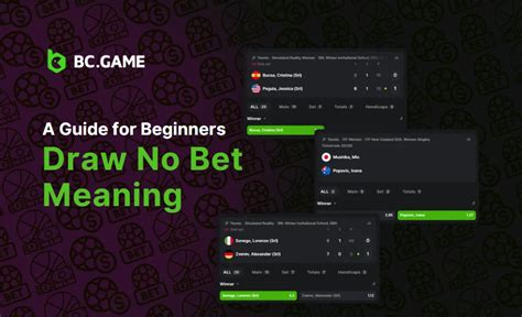draw no bet example
